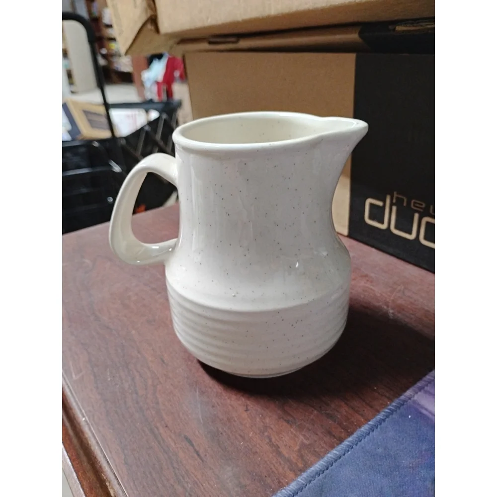 Andre Ponche Delightful Pitcher‎ Creamer Decostone Made in USA Vintage